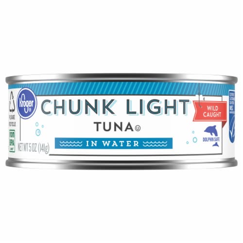 Kroger® Wild Caught Chunk Light Tuna in Water Perspective: back