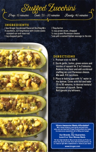 Kroger® Cornbread Flavored Stuffing Mix Perspective: back