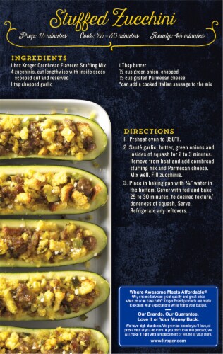 Kroger® Cornbread Flavored Stuffing Mix Perspective: back