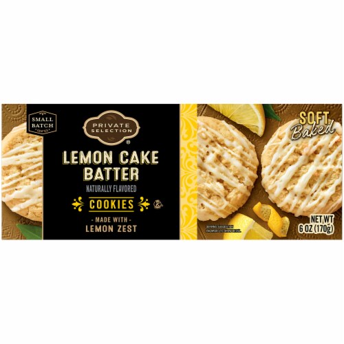 Private Selection® Lemon Cake Batter Cookies Perspective: back