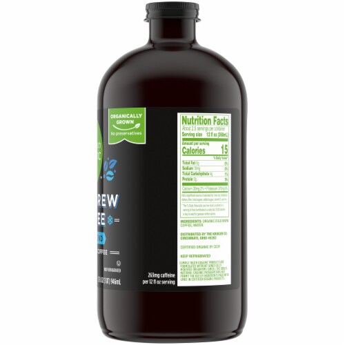 Simple Truth Organic™ Kona Blend Cold Brew Coffee Perspective: back