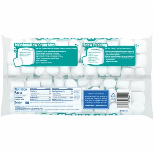 Kroger® Marshmallows Bag Perspective: back