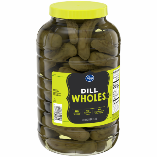 Kroger® Whole Dill Pickles Perspective: back
