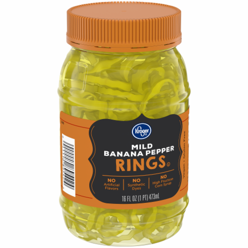 Kroger® Mild Banana Pepper Rings Perspective: back