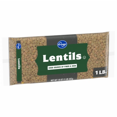 Kroger® Lentil Beans Perspective: back
