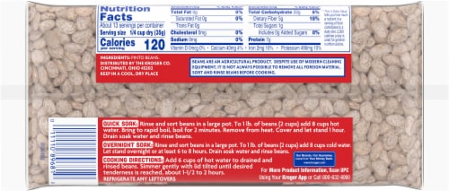 Kroger® Pinto Beans Perspective: back
