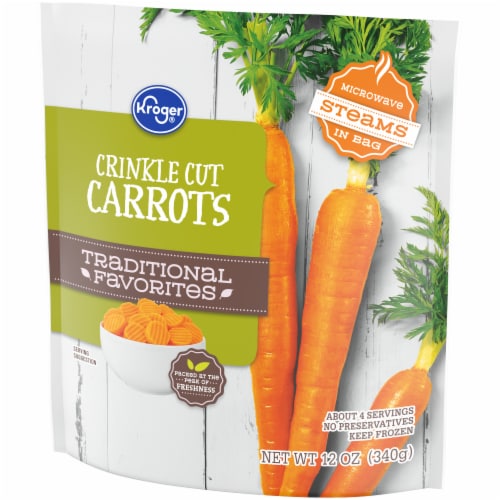 Kroger® Traditional Favorites Crinkle Cut Carrots Perspective: back