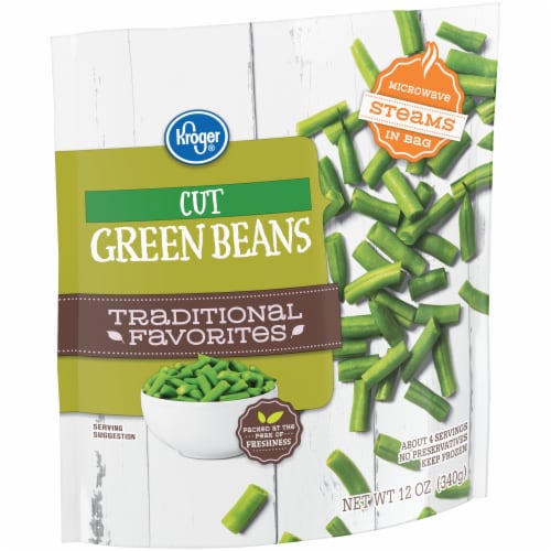 Kroger® Traditional Favorites Frozen Green Beans Cut Perspective: back