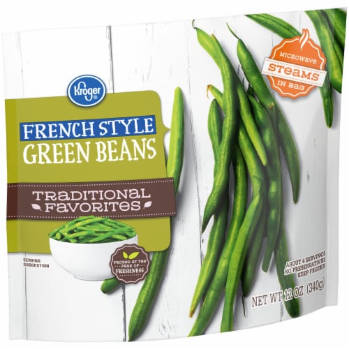 Kroger® Traditional Favorites Frozen French Style Green Beans Perspective: back
