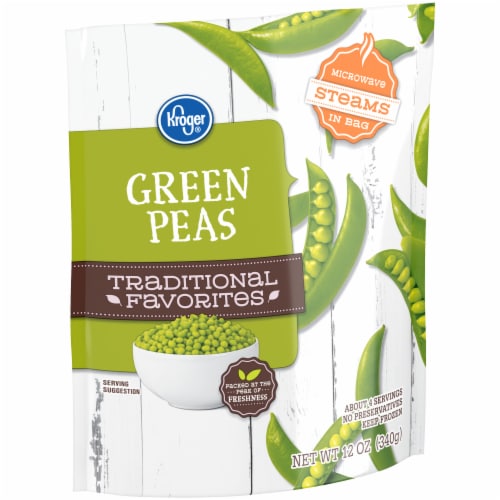 Kroger® Traditional Favorites Frozen Green Peas Perspective: back
