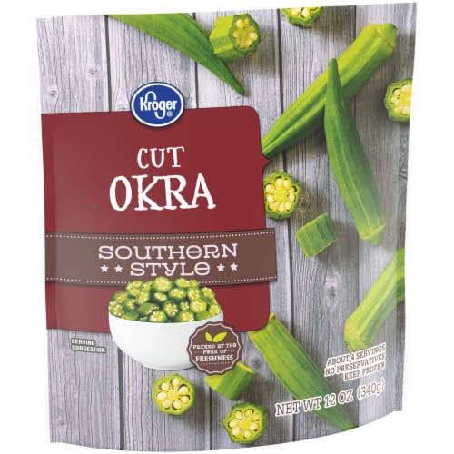 Kroger® Frozen Southern Style Cut Okra Perspective: back