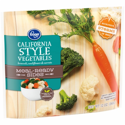 Kroger® Meal Ready Sides Frozen Vegetables California Style Perspective: back
