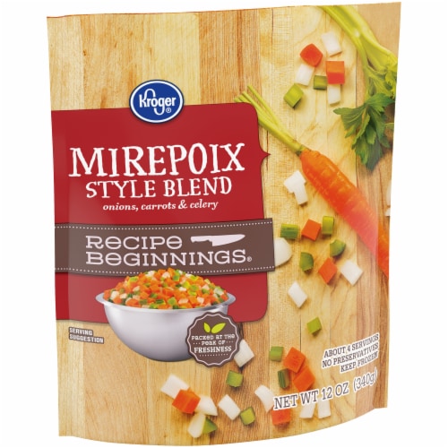 Kroger® Recipe Beginnings Frozen Mirepoix Style Blend Vegetables Perspective: back
