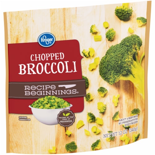 Kroger® Recipe Beginnings® Frozen Broccoli Chopped Perspective: back