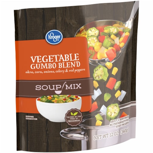 Kroger® Soup Mix Frozen Vegetable Gumbo Blend Perspective: back