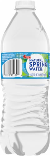 Fry's® Natural Spring Bottled Water Perspective: back