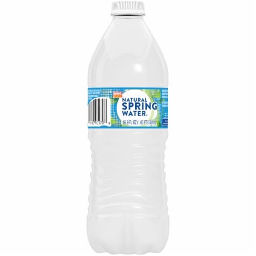 King Soopers™ Natural Spring Bottled Water Perspective: back