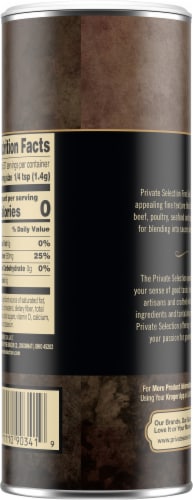 Private Selection™ Fine Mediterranean Sea Salt Perspective: back
