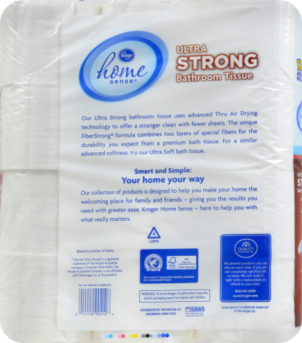 Kroger® Ultra Strong Mega Roll Bath Tissue Perspective: back