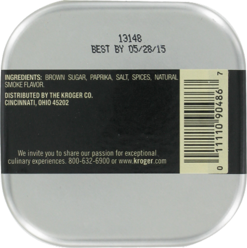 Private Selection™ Sweet & Spicy Seafood Seasoning Rub Perspective: back