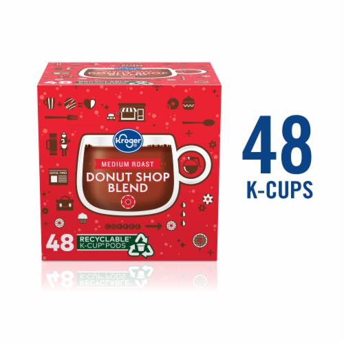Kroger® Donut Shop Blend Medium Roast Coffee Pods Perspective: back