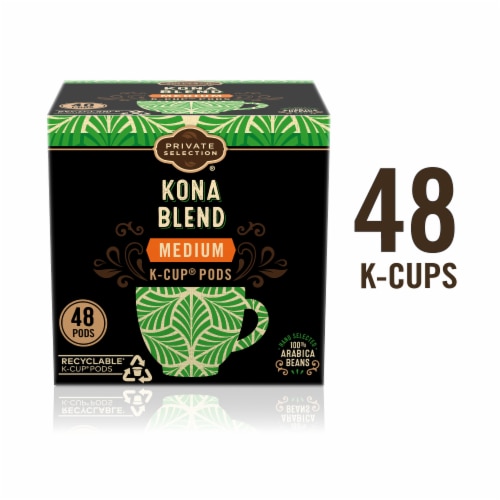 Private Selection® Kona Blend Medium Roast Coffee Pods Perspective: back