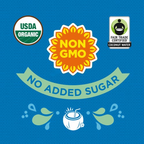 Simple Truth Organic® Original No Sugar Added Coconut Water Carton Perspective: back