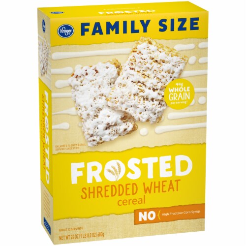 Kroger® Frosted Shredded Wheat Cereal Perspective: back