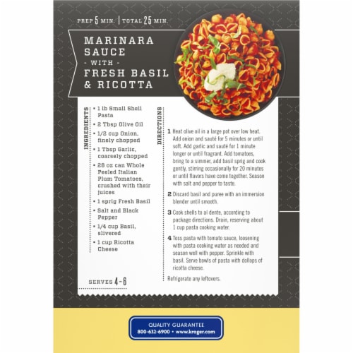 Kroger® Small Shell Macaroni Perspective: back