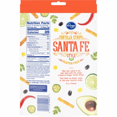 Kroger® Santa Fe Tortilla Strips Perspective: back