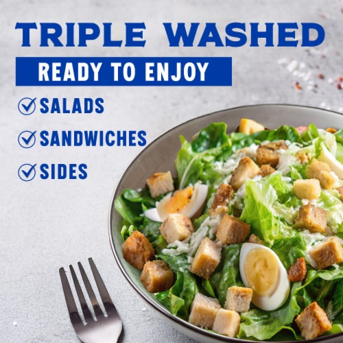 Kroger® Leafy Romaine Salad Bag Perspective: back