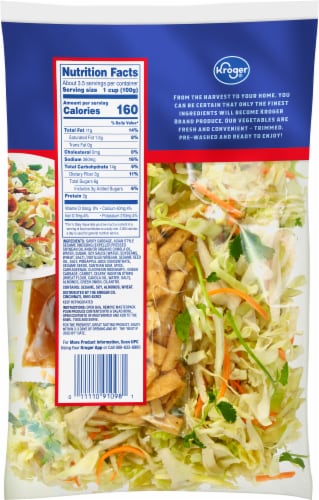 Kroger® Asian Style Chopped Salad Kit Bag Perspective: back