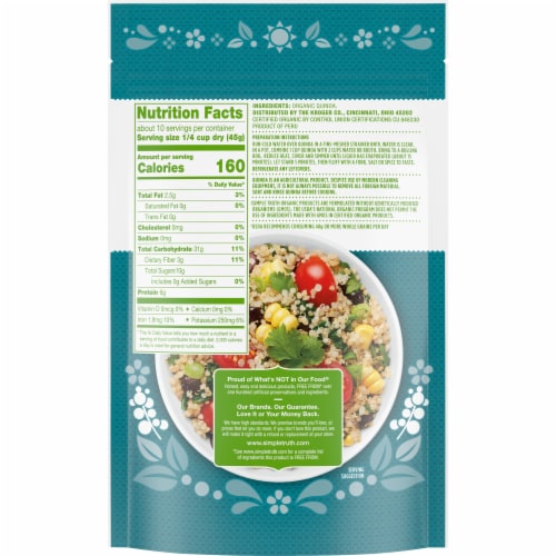 Simple Truth Organic® Quinoa Perspective: back