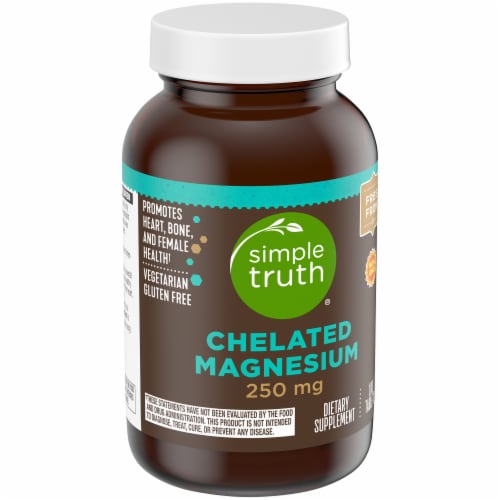 Simple Truth® Chelated Magnesium Tablets 250mg Perspective: back