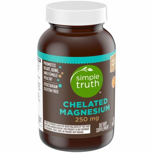 Simple Truth® Chelated Magnesium Tablets 250mg Perspective: back