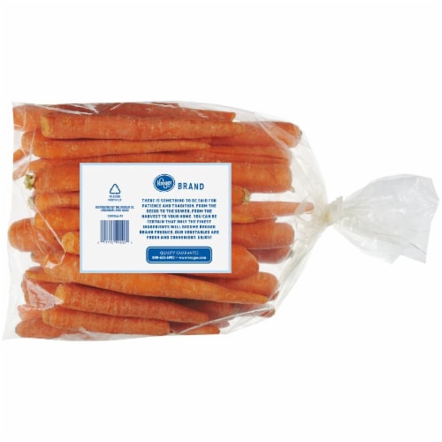 Kroger® Whole Carrots Bag Perspective: back