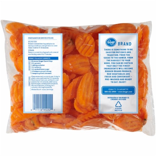 Kroger® Carrot Chips Bag Perspective: back