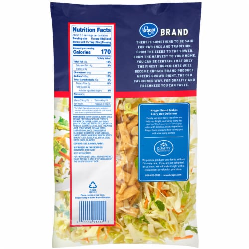Kroger® Asian Style Chopped Salad Kit Perspective: back