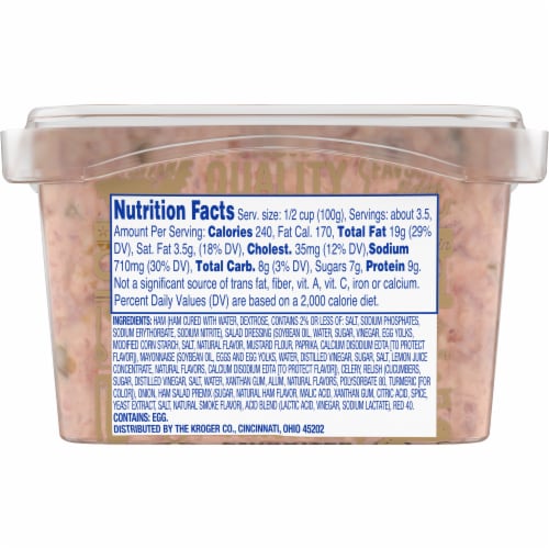 Kroger® Ham Salad Perspective: back