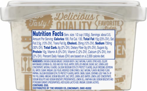 Kroger® Chicken Salad Perspective: back