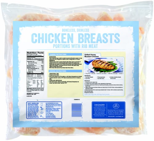 Kroger® Boneless Skinless Chicken Breast Portions with Rib Meat Perspective: back