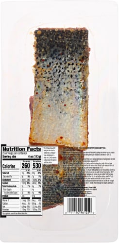 Kroger® Farm Raised Sesame Chile Atlantic Salmon Portions Perspective: back