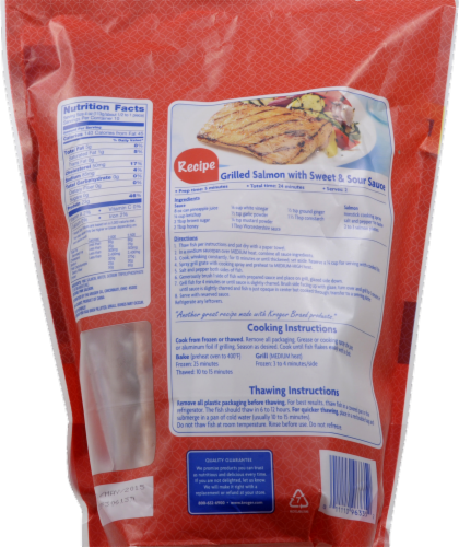 Kroger® Pink Salmon Fillets Perspective: back