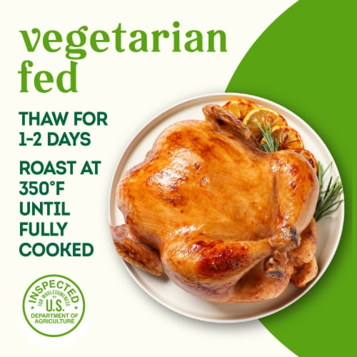 Simple Truth® Natural Bone-In Frozen Turkey Breast (4-7 lb) Perspective: back