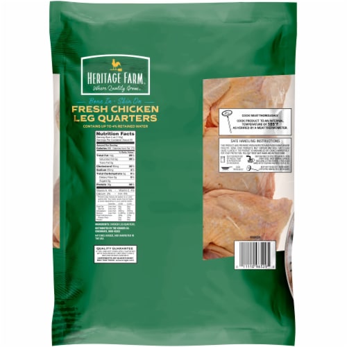 Heritage Farm® Chicken Leg Quarters Perspective: back