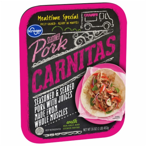 Kroger® Seasoned Pork Carnitas Perspective: back