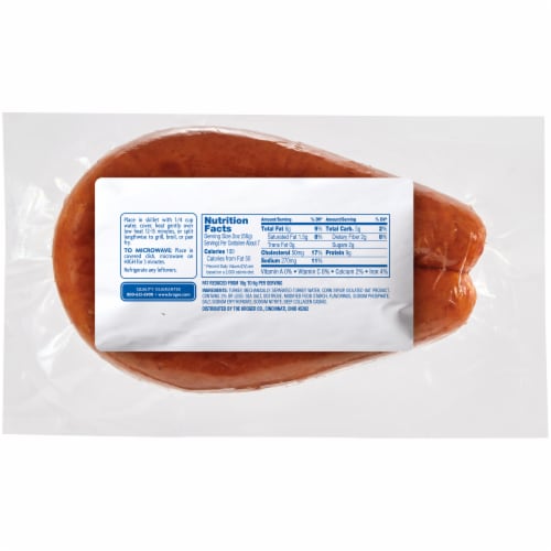 Kroger® Turkey Smoked Sausage Perspective: back