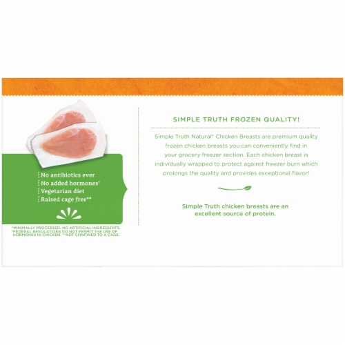 Simple Truth® Boneless and Skinless Natural Chicken Breasts Perspective: back