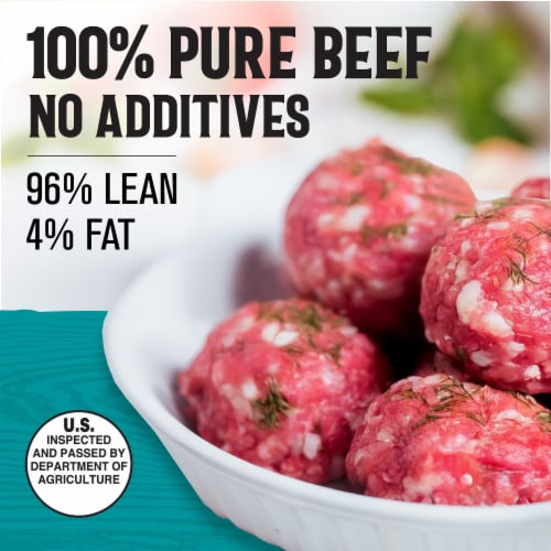 Kroger® 96/4 Ground Beef Tray 1 LB Perspective: back