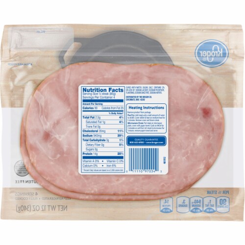 Kroger® Ham Steaks, 12 oz Harris Teeter